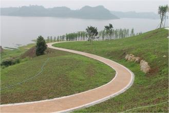 重慶長(zhǎng)壽湖壓模地坪